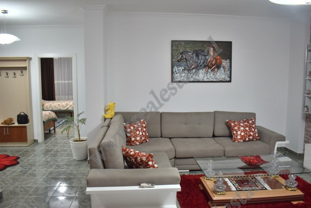 Two bedroom apartment for rent in Shefqet Musaraj street in Tirana.
Is located on the 11th and top 